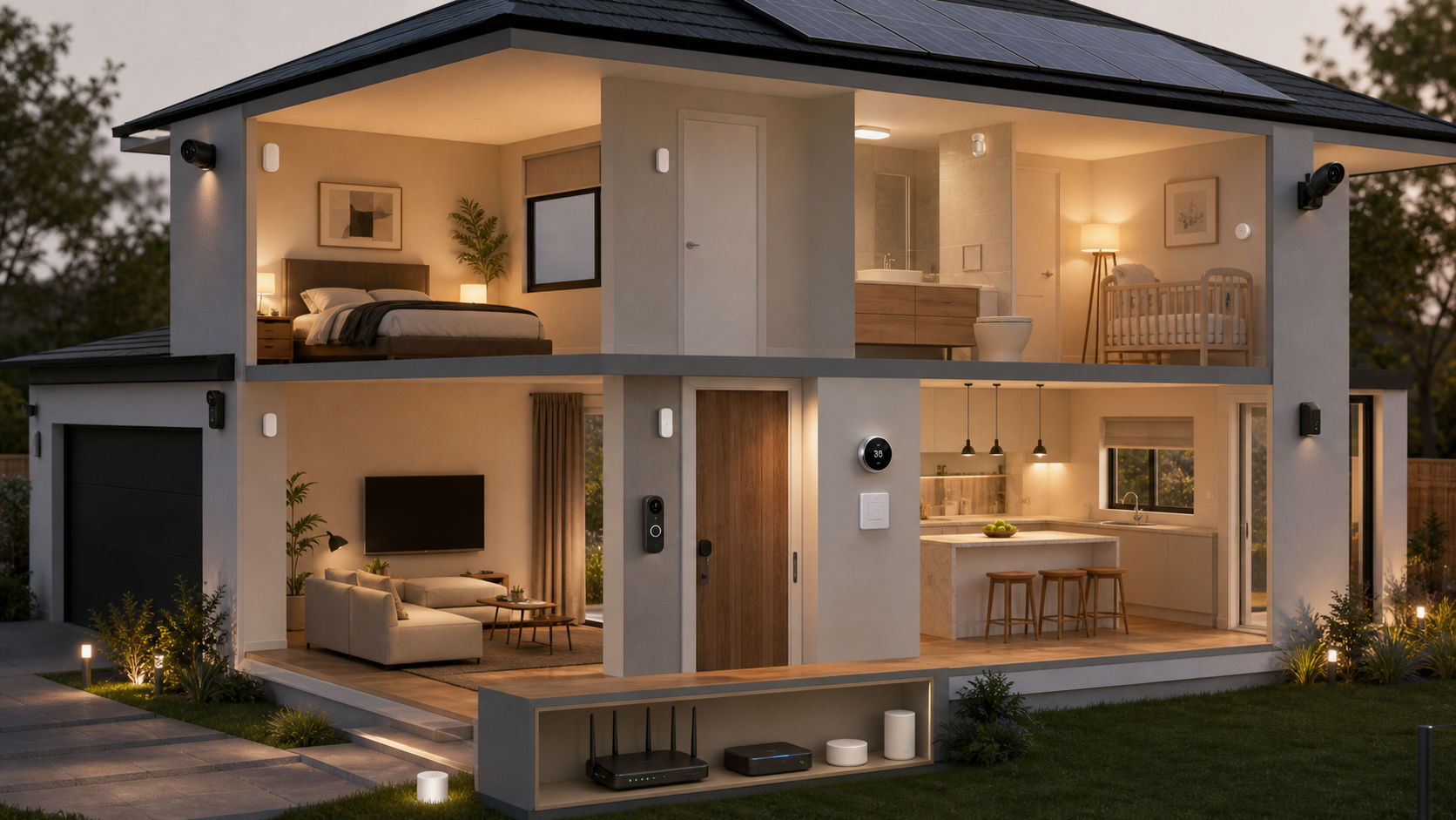 Smart home visual for Tara smart home planning